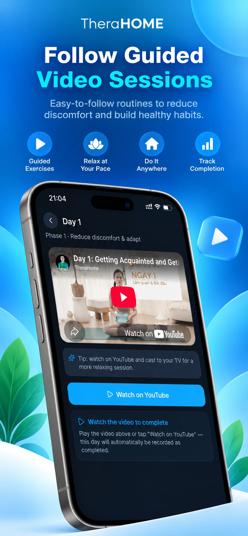 Buổi tập có video